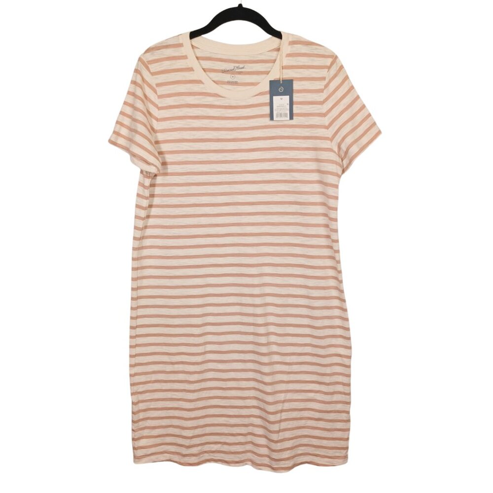 UNIVERSAL THREAD Stripe Dress Short Sleeve Stretchy Dress Medium NWT